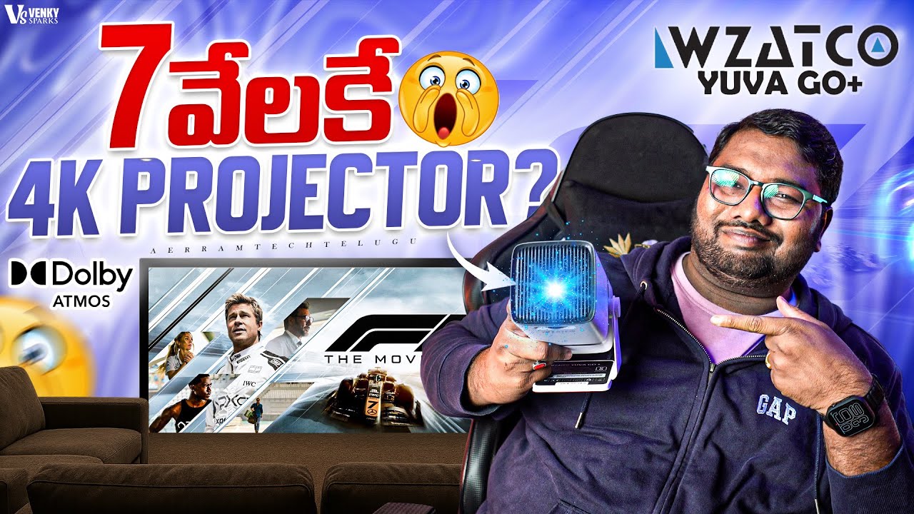 Wzatco Yuva Go Plus Projector Review 🔥 Best Projector for Home Theater under 8000