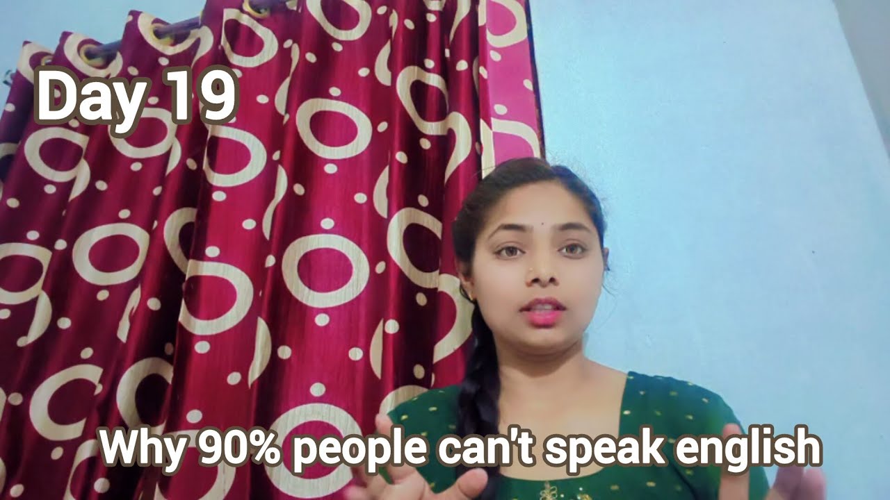 Why 90% people can't speak english 