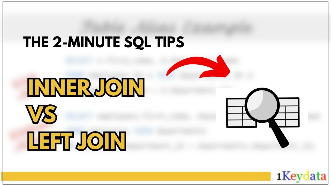 2-Minute SQL Tip: Difference Between INNER JOIN and LEFT JOIN