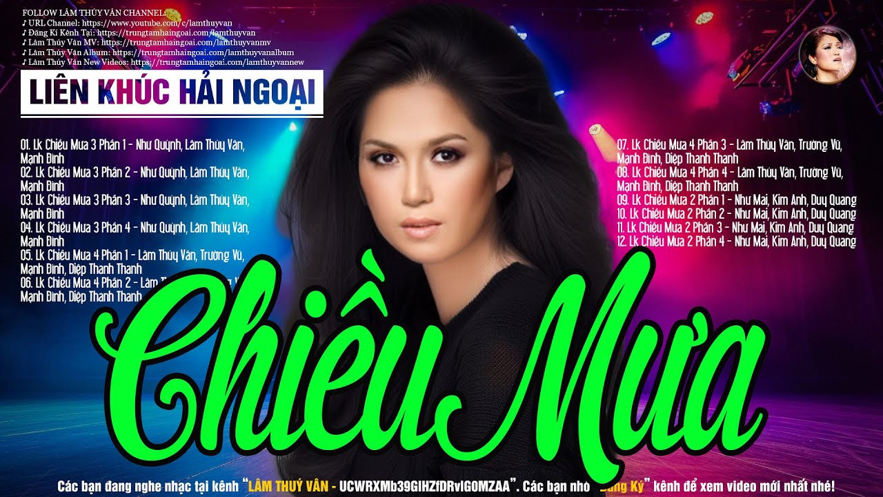Lk Chiều Mưa Hải Ngoại Lâm Thuý Vân Sôi Động - Nhạc Hải Ngoại Lâm Thuý Vân Thập Niên 90 Gây Nghiện