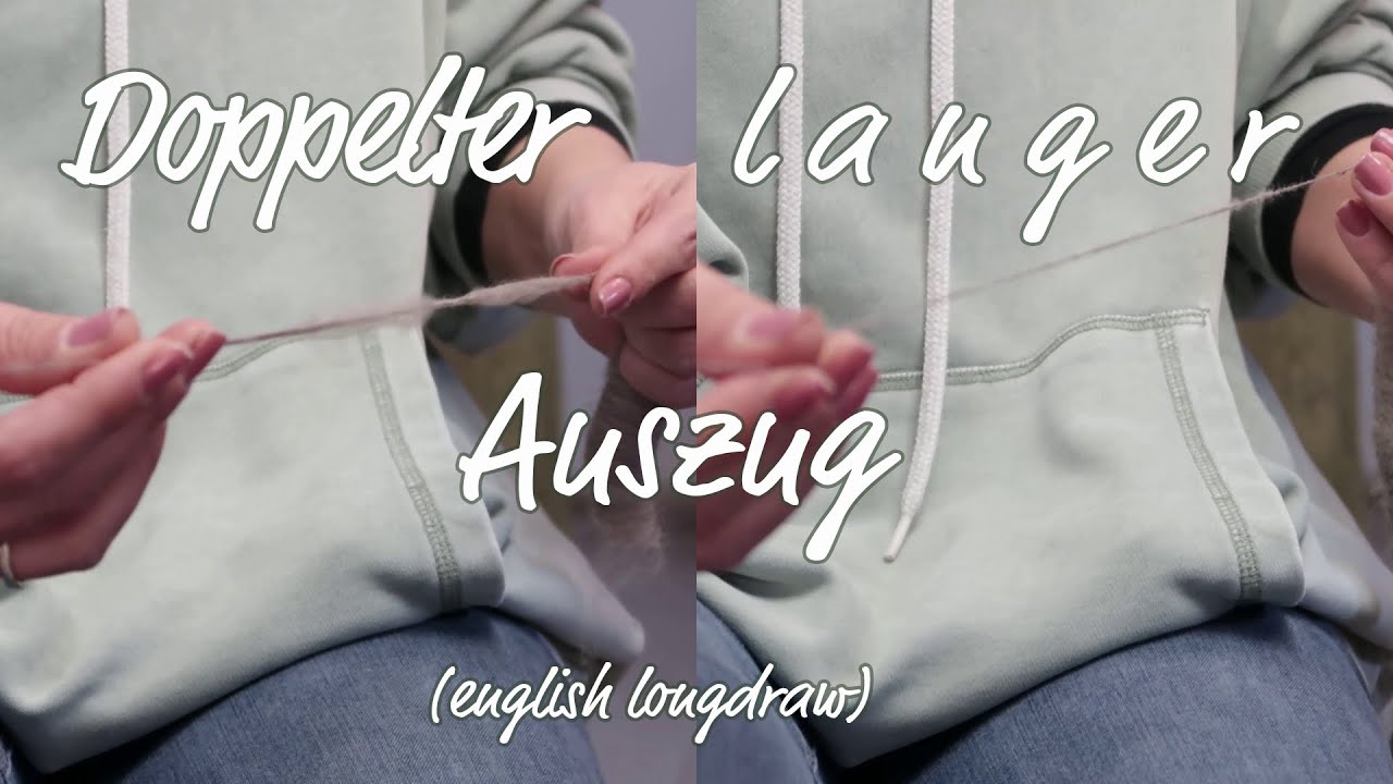 Doppelter langer Auszug (oder englischer langer Auszug)
