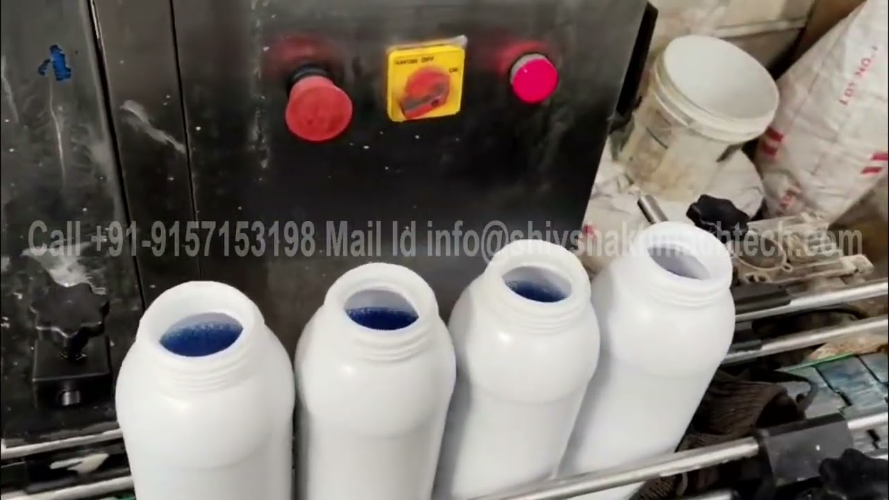 Double Head Gear Pump Filling Machine | Servo Motor Operated Pump Liquid Filling Machine