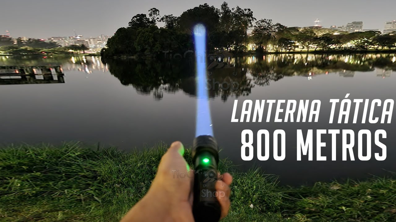 Incr&iacute;vel - Lanterna T&aacute;tica JWS Led V3 com Alcance de 800mts - TioChicoShop