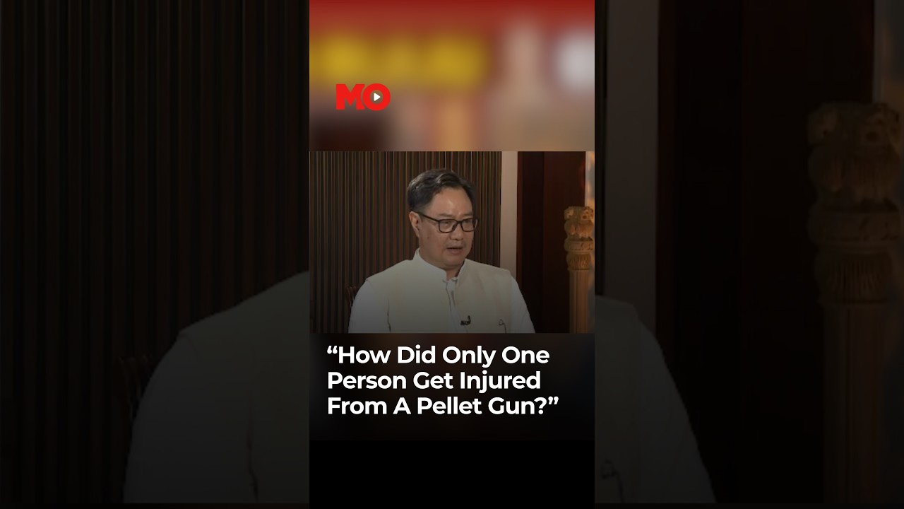 Kiren Rijiju Questions Pellet Gun Claims, Says SC Will Examine Matter| Mo of Everything