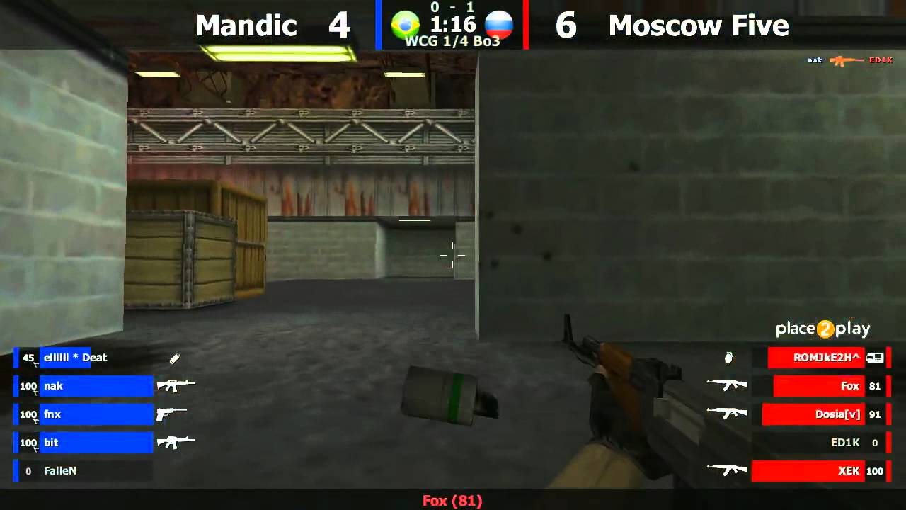 WCG Playoff - Mandic vs. M5 @ nuke