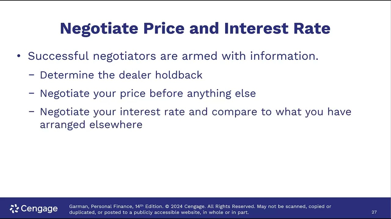 Personal Finance   Chapter 8   Lecture 5