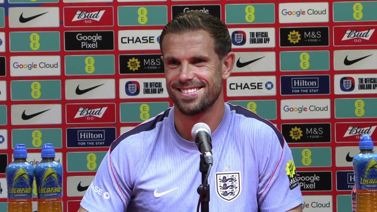 ENGLAND PRESS CONFERENCE: Jordan Henderson: England v Croatia: World Cup 2026