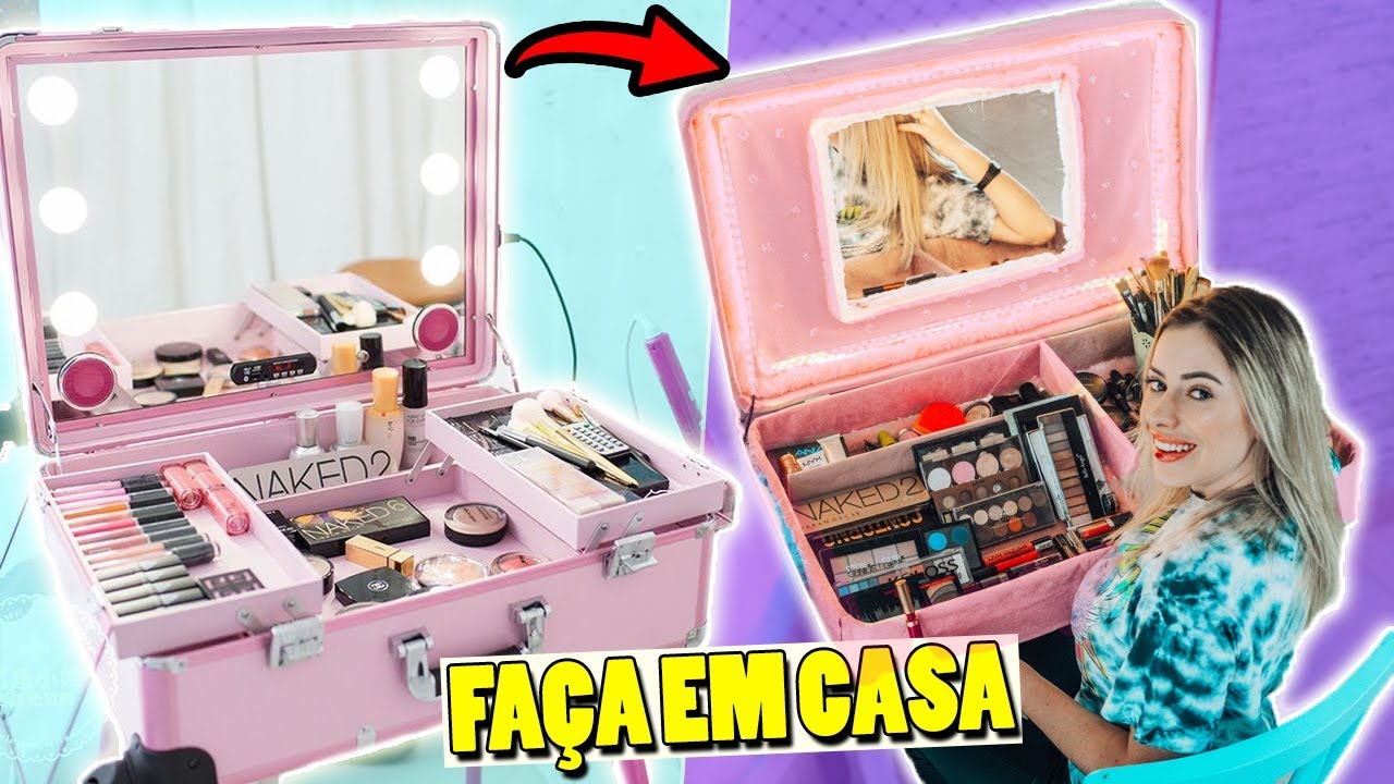 FAÇA SUA PENTEADEIRA COM PAPEL HIGIÊNICO E PAPELÃO | Amanda Domenico