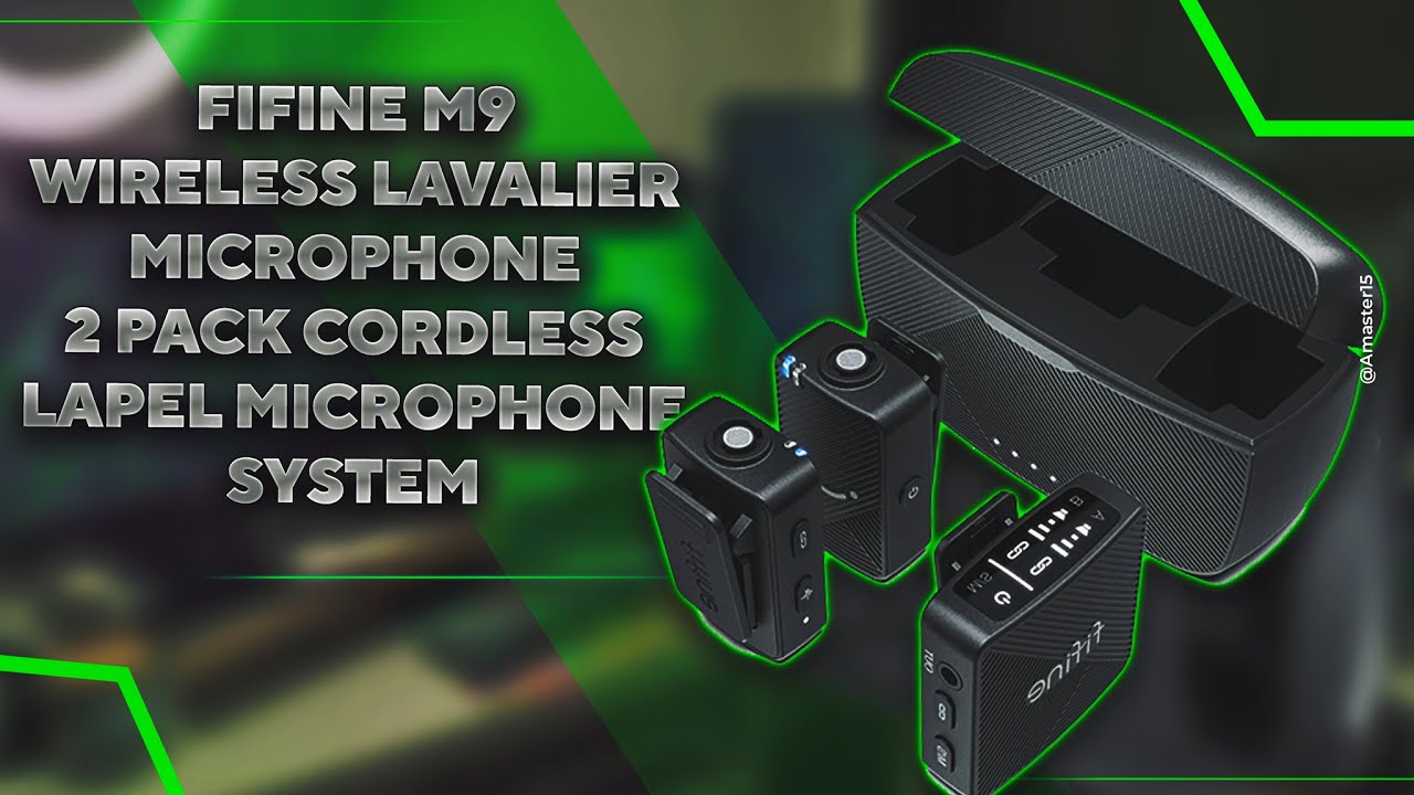 Fifine M9 - Fifine M9 Review & Unboxing - Sound & Mic Test - Fifine M9 Dual Wireless