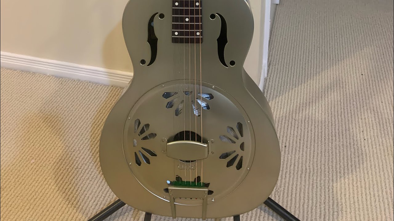 Gretsch Honey Dipper Resonator demo (blues medley)
