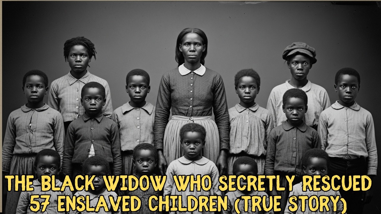 The Black Widow Who Secretly Rescued 57 Enslaved Children (True Story)