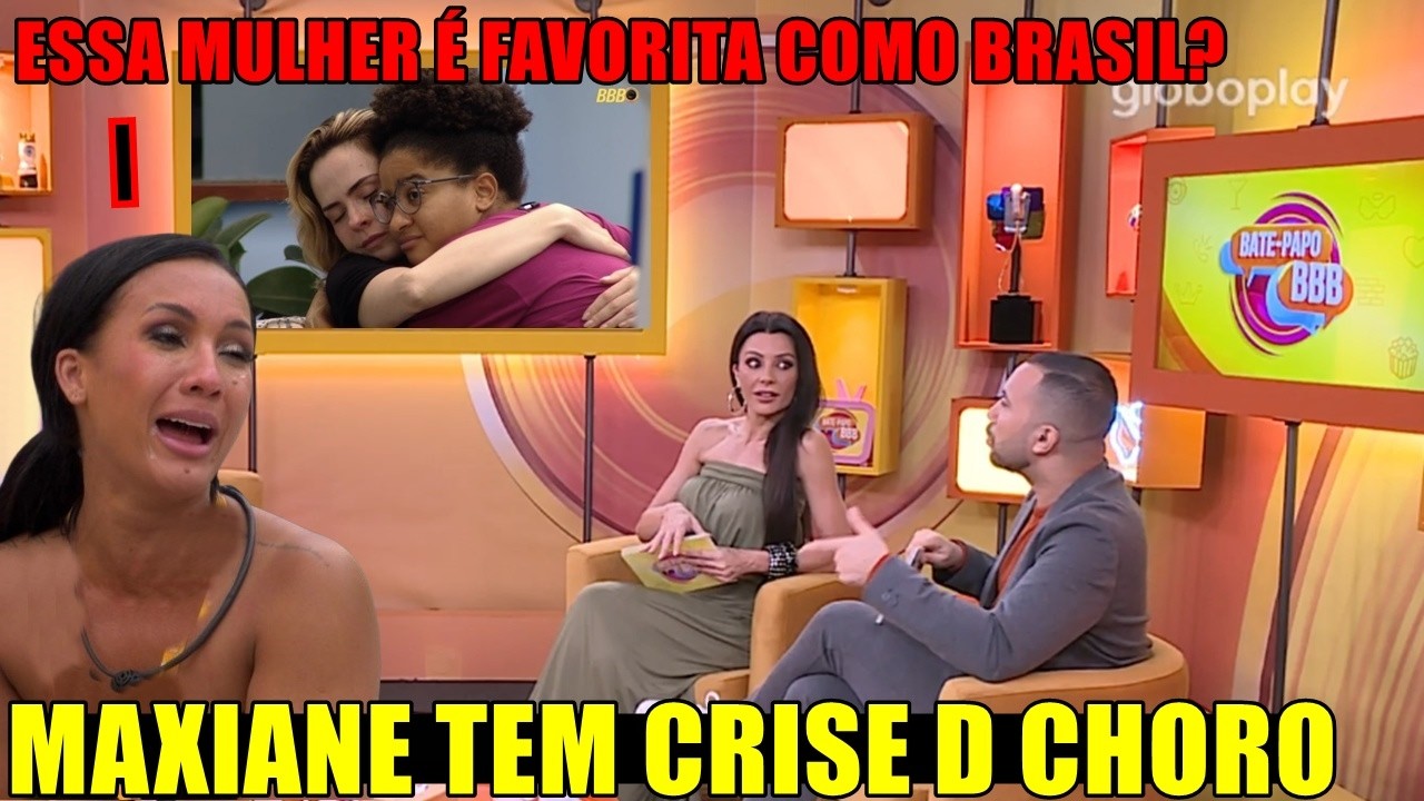 BATE PAPO: MAXIANE SE DESESPERA GRITA C GIL APÓS SABER Q ANA PAULA É FAVORITA