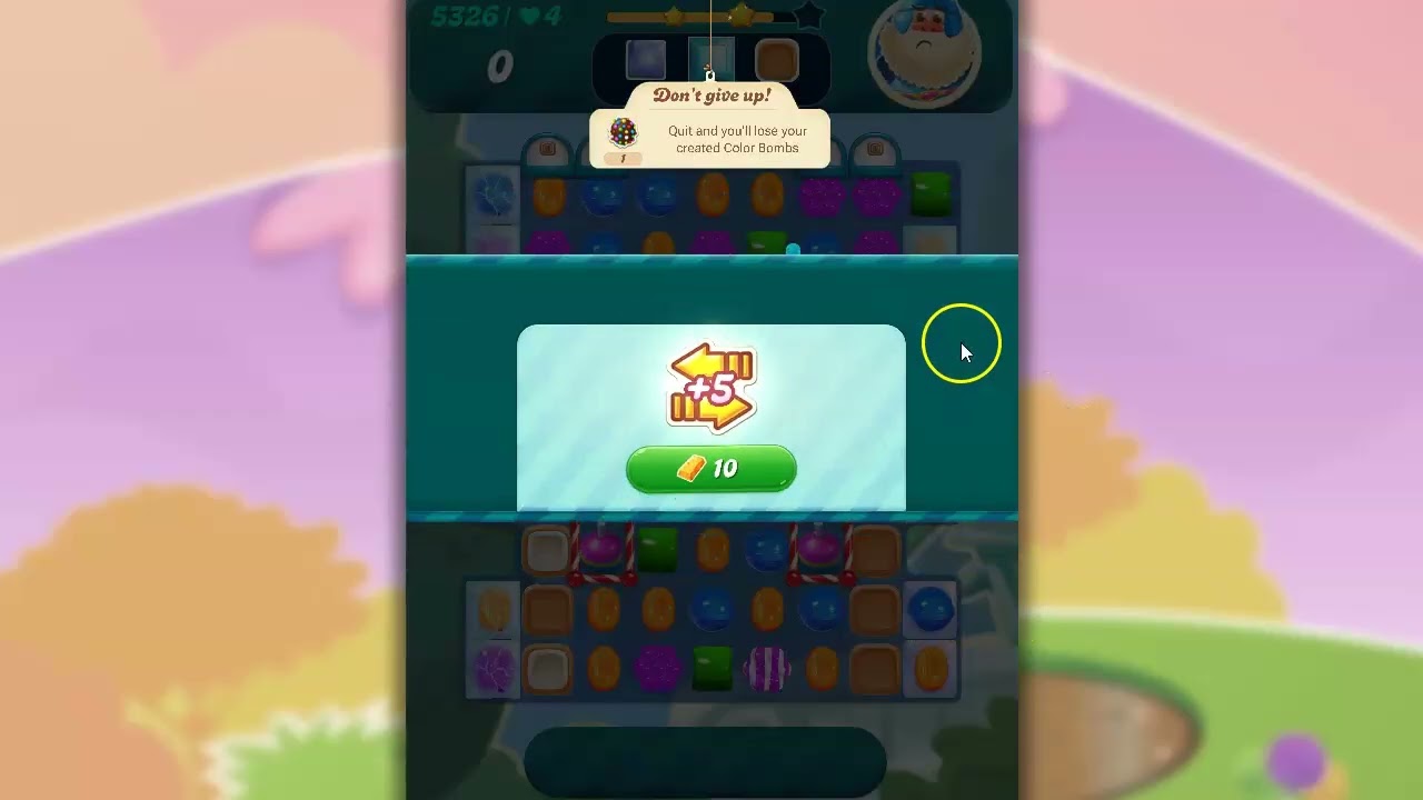 Candy Crush Level 5326 Talkthrough, 20 Moves 0 Boosters