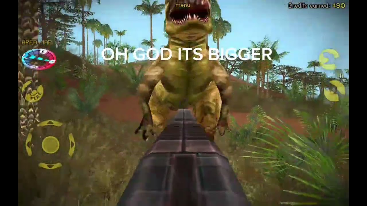 Crazy dino hunt (almost dies)