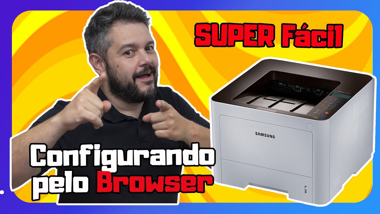 Como realizar configurações na impressora de forma fácil. Samsung M4020