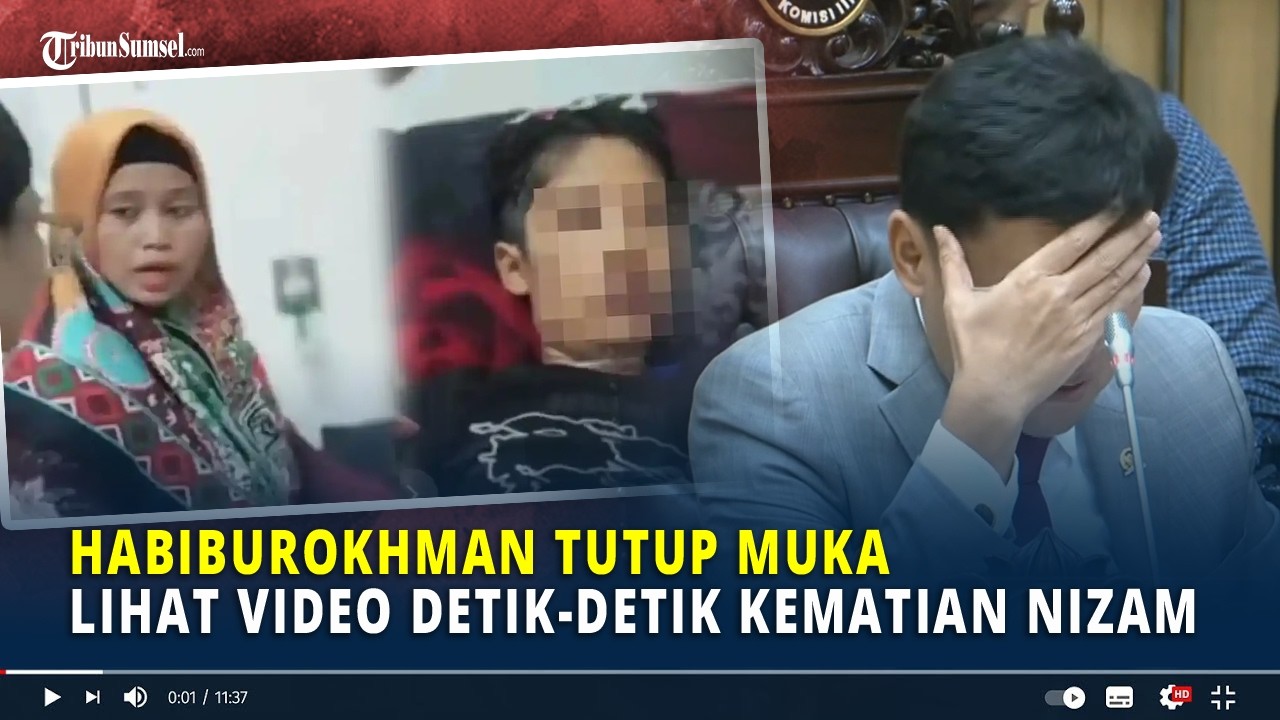 Habiburokhman Tutup Muka Lihat Video Detik-detik Kematian Nizam