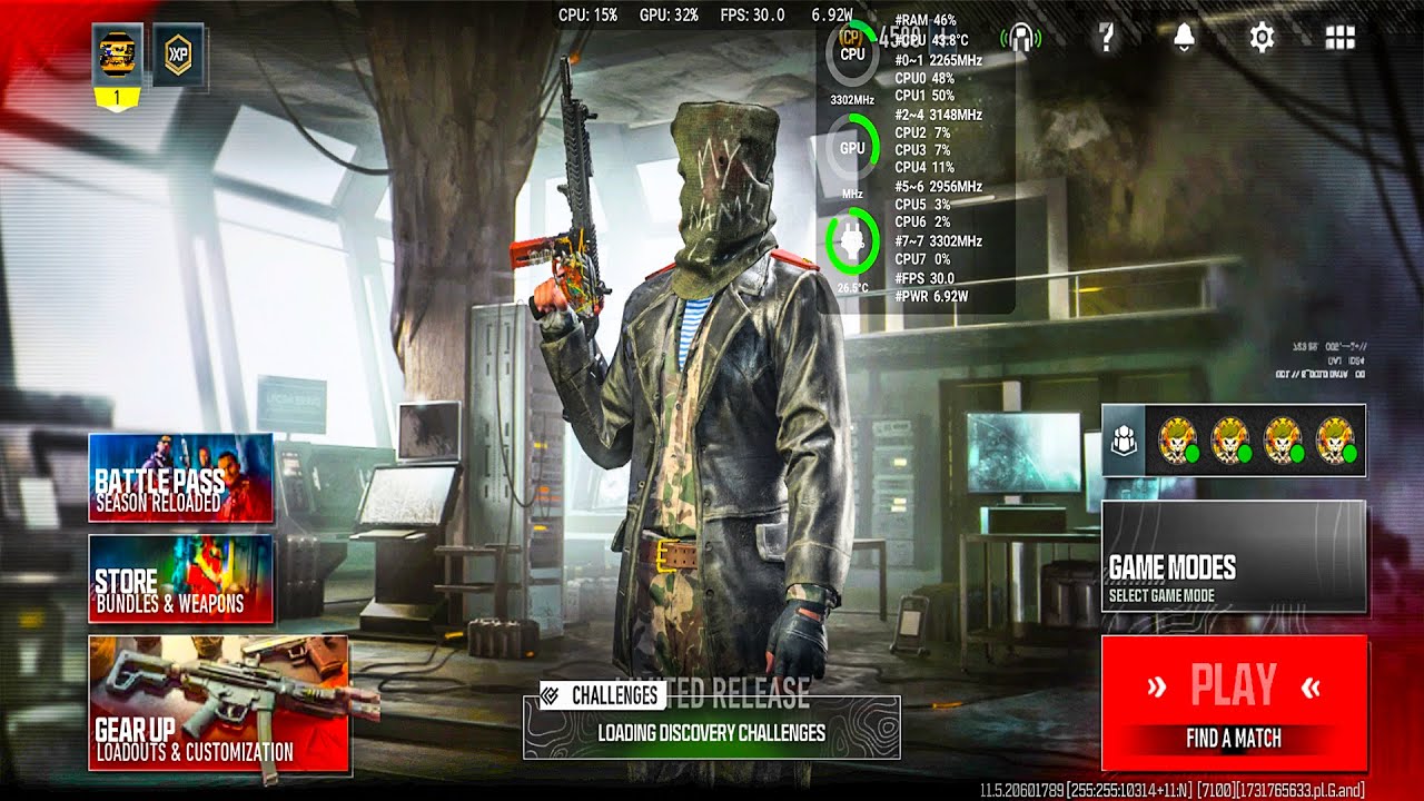 WARZONE MOBILE NEW UPDATE FPS TEST ANDROID BO6 INTEGRATION GAMEPLAY