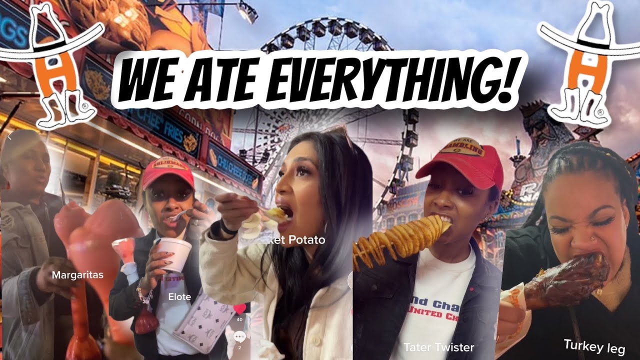 Houston Rodeo Carnival🎟 We came for the food!