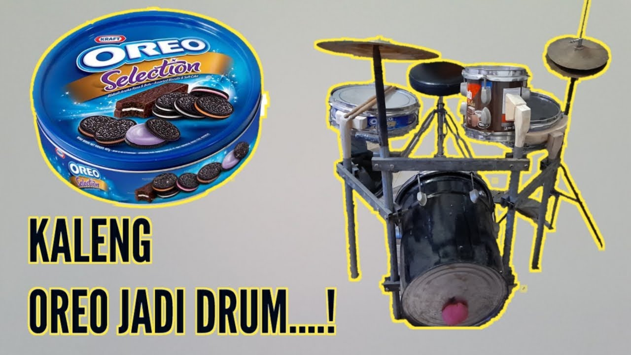 KALENG OREO JADI DRUM DRUM KALENG @drumNDRUM