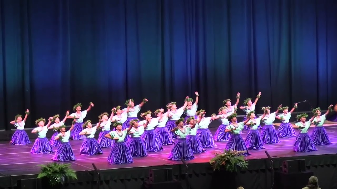 Hālau Hula 'O Hokulani (Kahiko) -  2024 Keiki Hula Competition