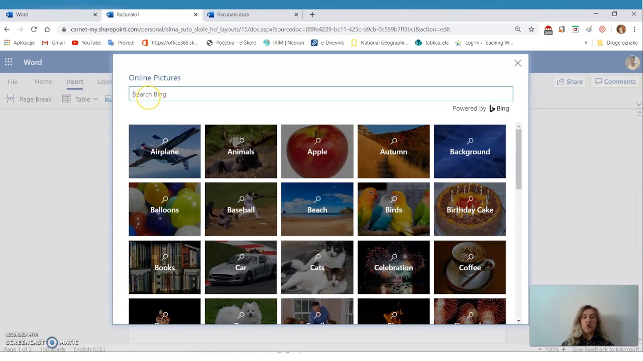 Informatika 5.r OŠ - Uređivanje odlomka i rad sa slikama