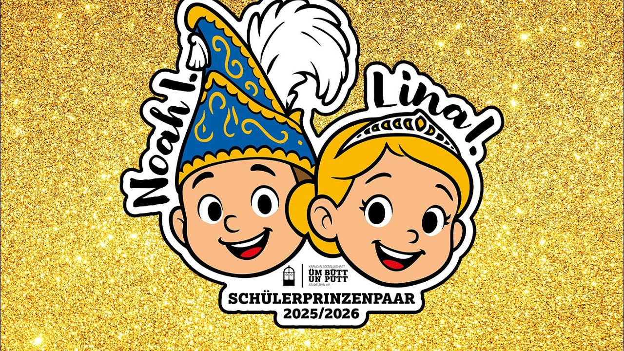 Noah und Lina, sind unser Prinzenpaar! 🥳