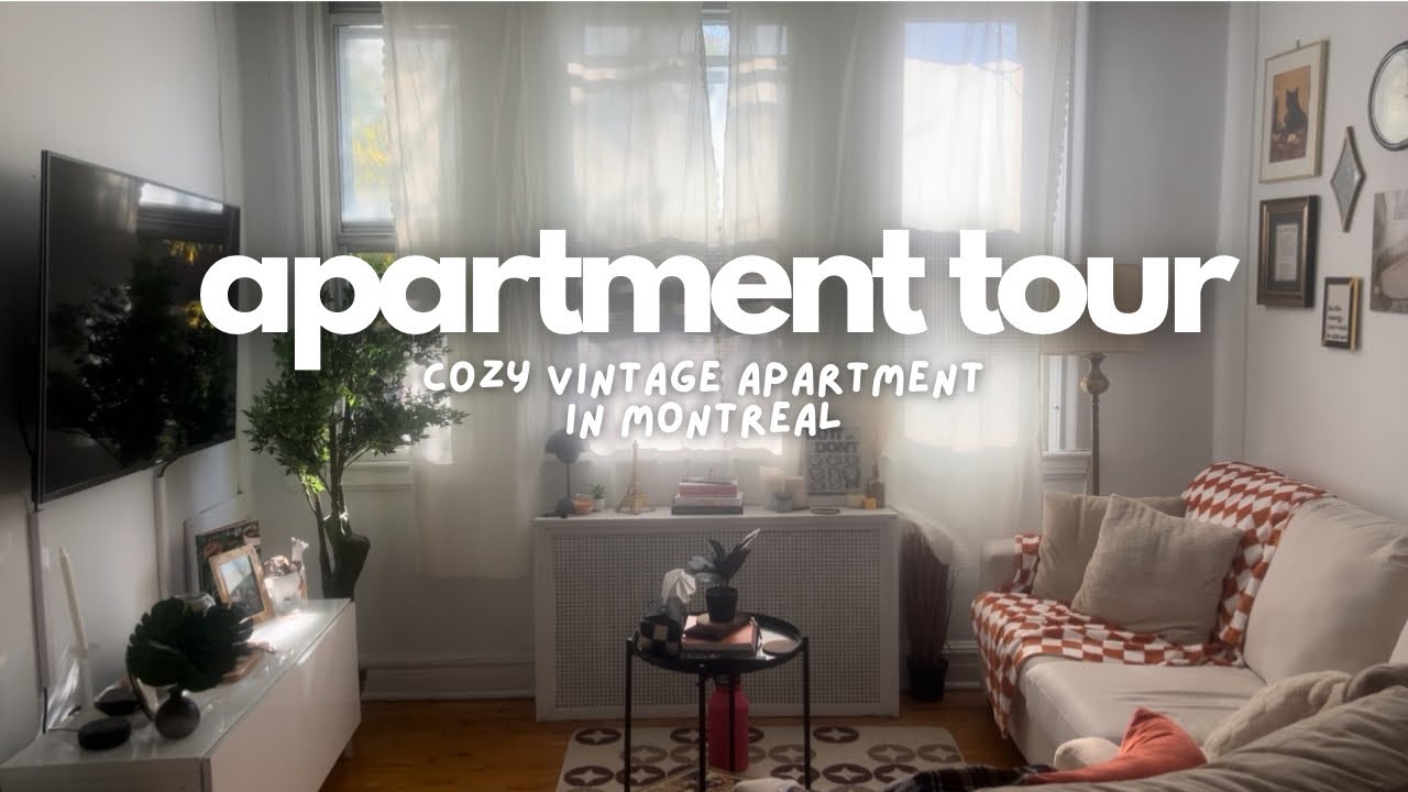 My Pinterest Inspired Vintage Apartment Tour | 2 bedroom in Montreal