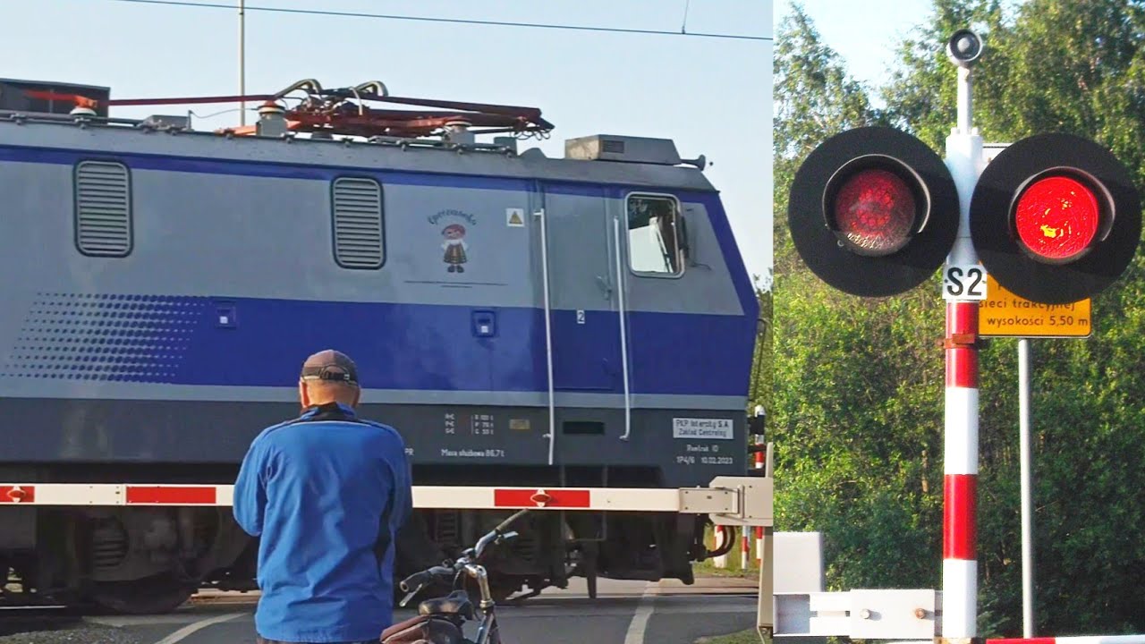 [PRZEJAZD KOLEJOWY] Łaziska Średnie ul. Gustawa Morcinka