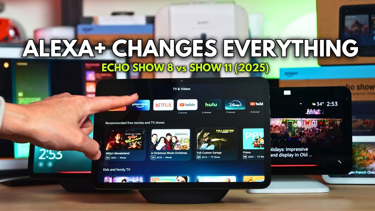 Я протестировал Echo Show 8 и Echo Show 11 (2025) &mdash; Alexa+ меняет всё.