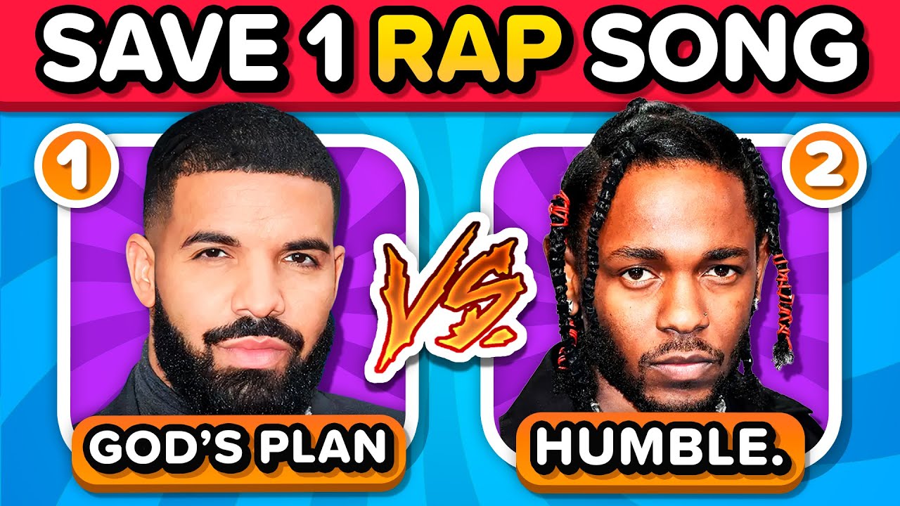 SAVE ONE SONG: RAP EDITION 🎤🔥 | Music Quiz Challenge