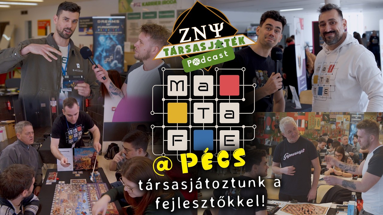 Pécsi játékos nap társasjátékfejlesztőkkel | MATAFE országjárás