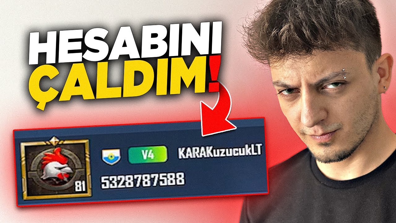 KUZUCUĞUN HESABINI ÇALIP KIŞKIRTTIM! | PUBG Mobile
