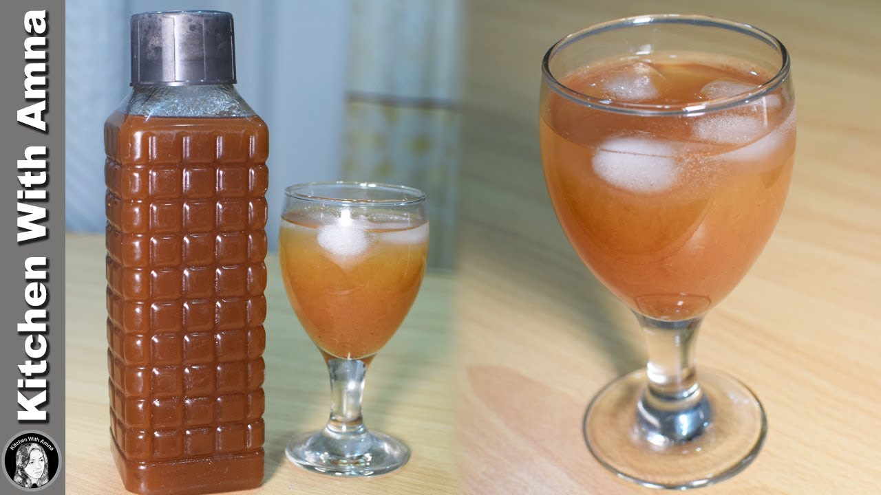 Imli Aloo Bukharay Ka Sharbat Recipe - Summer Drinks Recipe - Kitchen With Amna