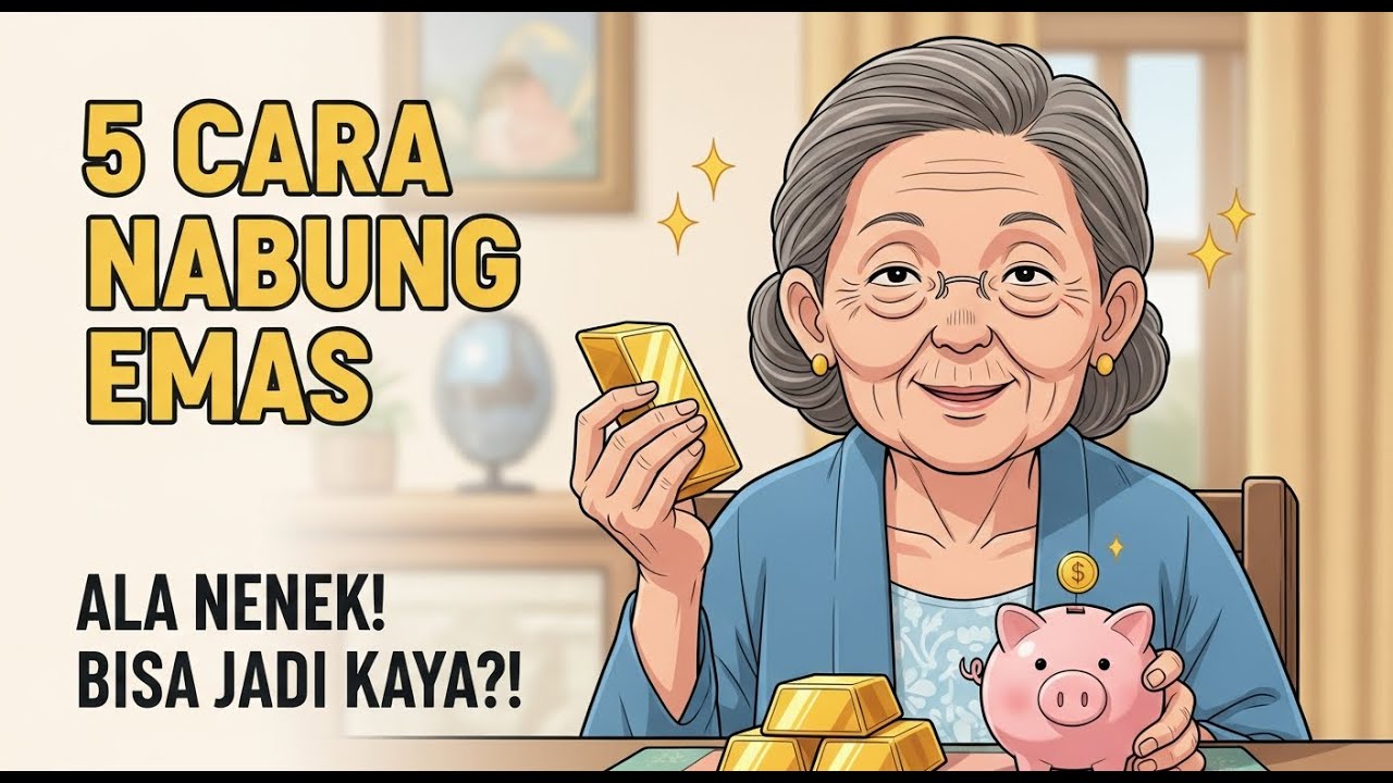 5 Cara Menabung emas ala Nenek, bisa bikin kaya.