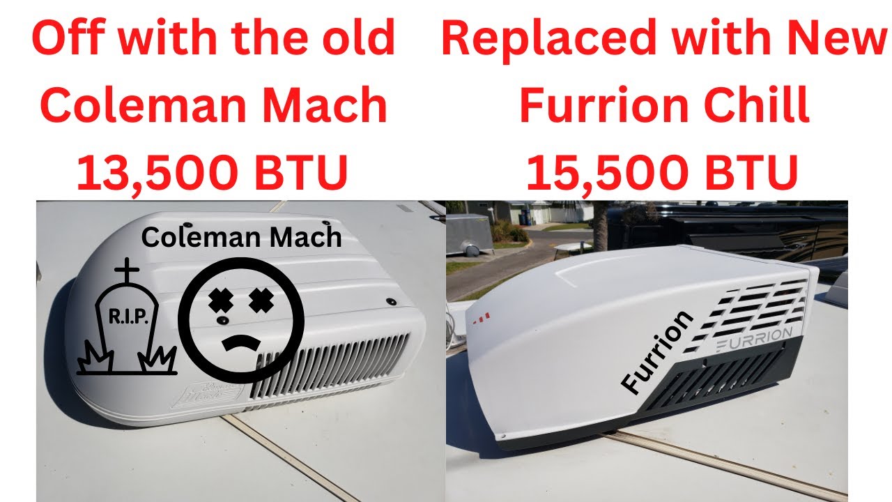 Upgrade your Coleman Mach/Dometic/Avent AC to A Furrion Chill RV Roof AC with this conversion kit.