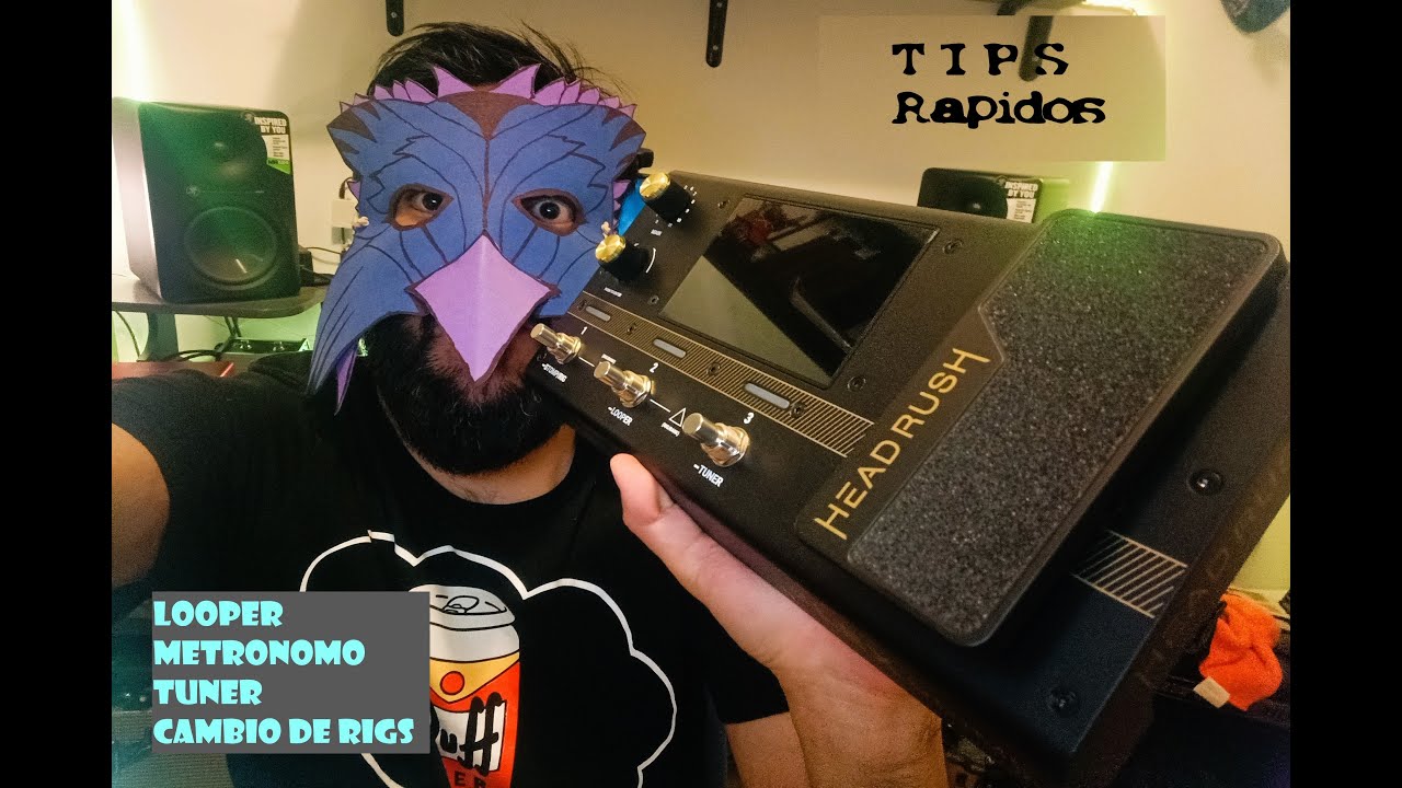 Headrush Flex Prime - Tips para Looper, Tuner, Metrónomo y Rigs