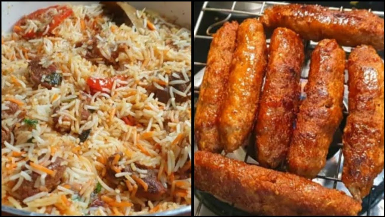 Eid Ul Adha Special Recipes| Mutton Seekh Kabab| Mutton Biryani Recipe ❤️