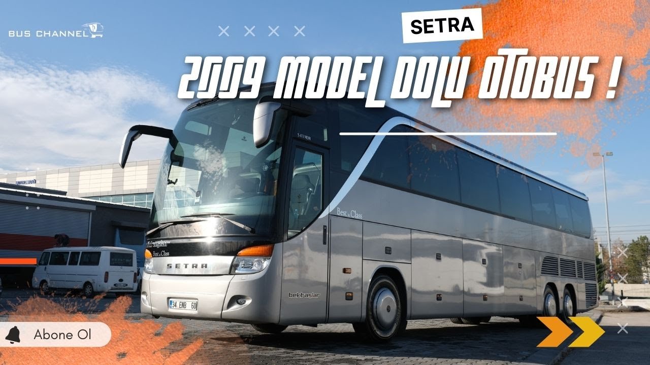2009 Model Setra S417 Zarar mı  ? Panaromik Cam Tavanlı Setra S417 !