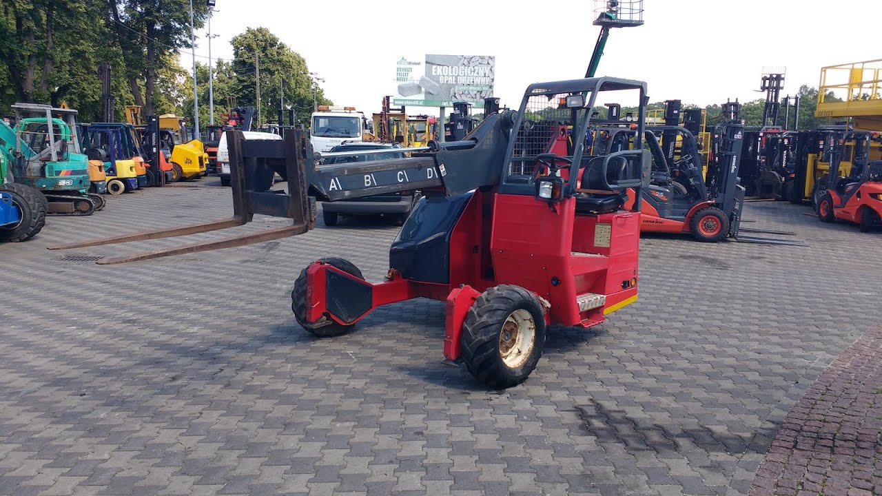 Wózek widłowy podwieszany terenowy Moffett M10 20.3 2010r