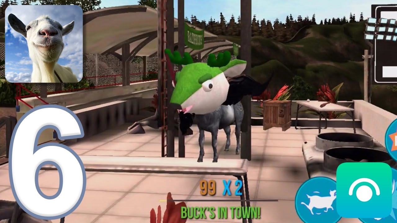 Goat Simulator - Gameplay Walkthrough Part 6 - Buck To School (iOS, Android)