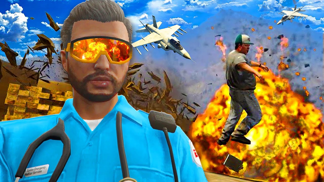 ABUSING EMS JOB TO MESS WITH PLAYERS! (GTA RP TROLLING)