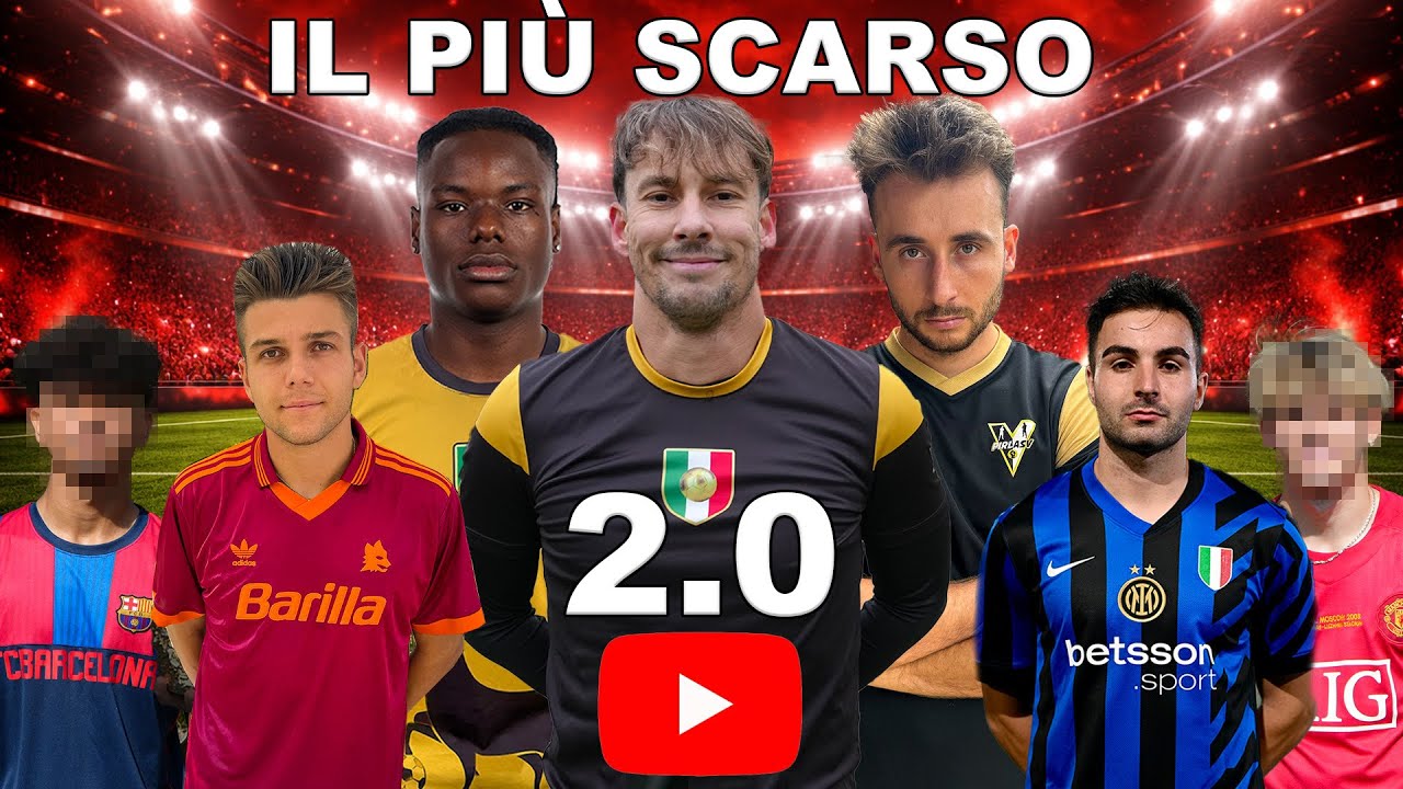 CHI È IL PIÙ SCARSO DEL WEB A CALCIO? w/ PirlasV, Off Samuel & Peqo GK