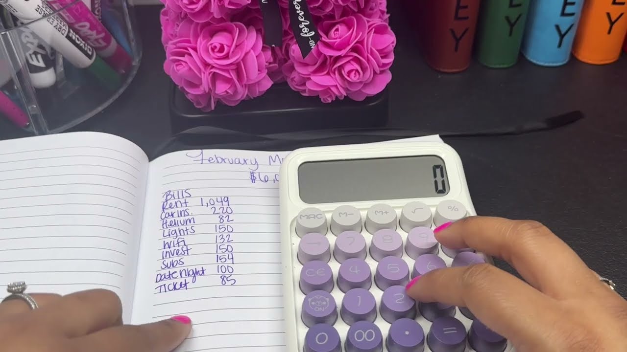 February Monthly Budget | Budgeting $6,000 Income