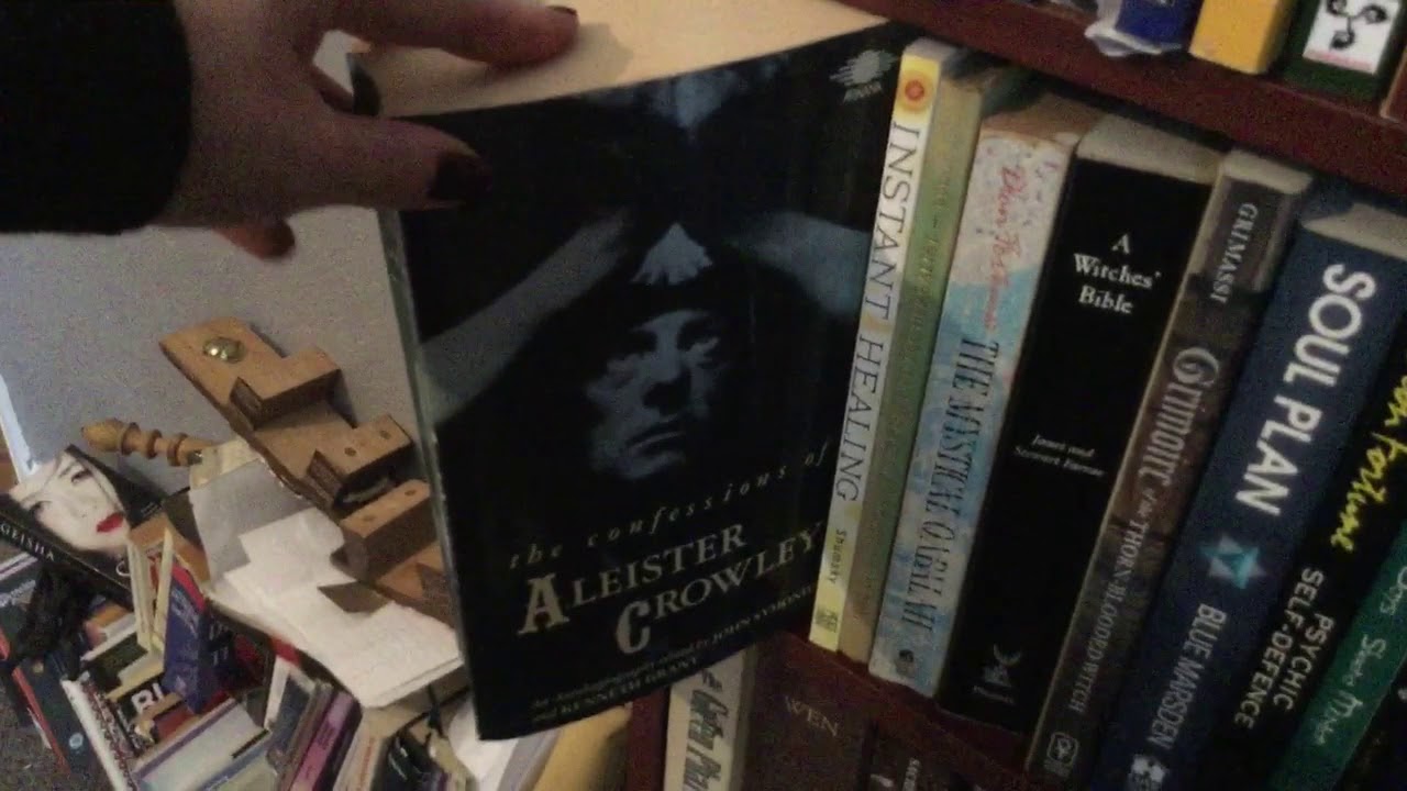 Take a look at my Witchcraft occult book shelves on my magical Book Tour