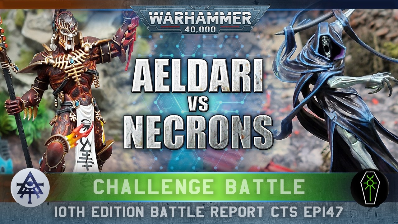 Aeldari vs Necrons Warhammer 40K Battle Report 10th Edition 2000pts