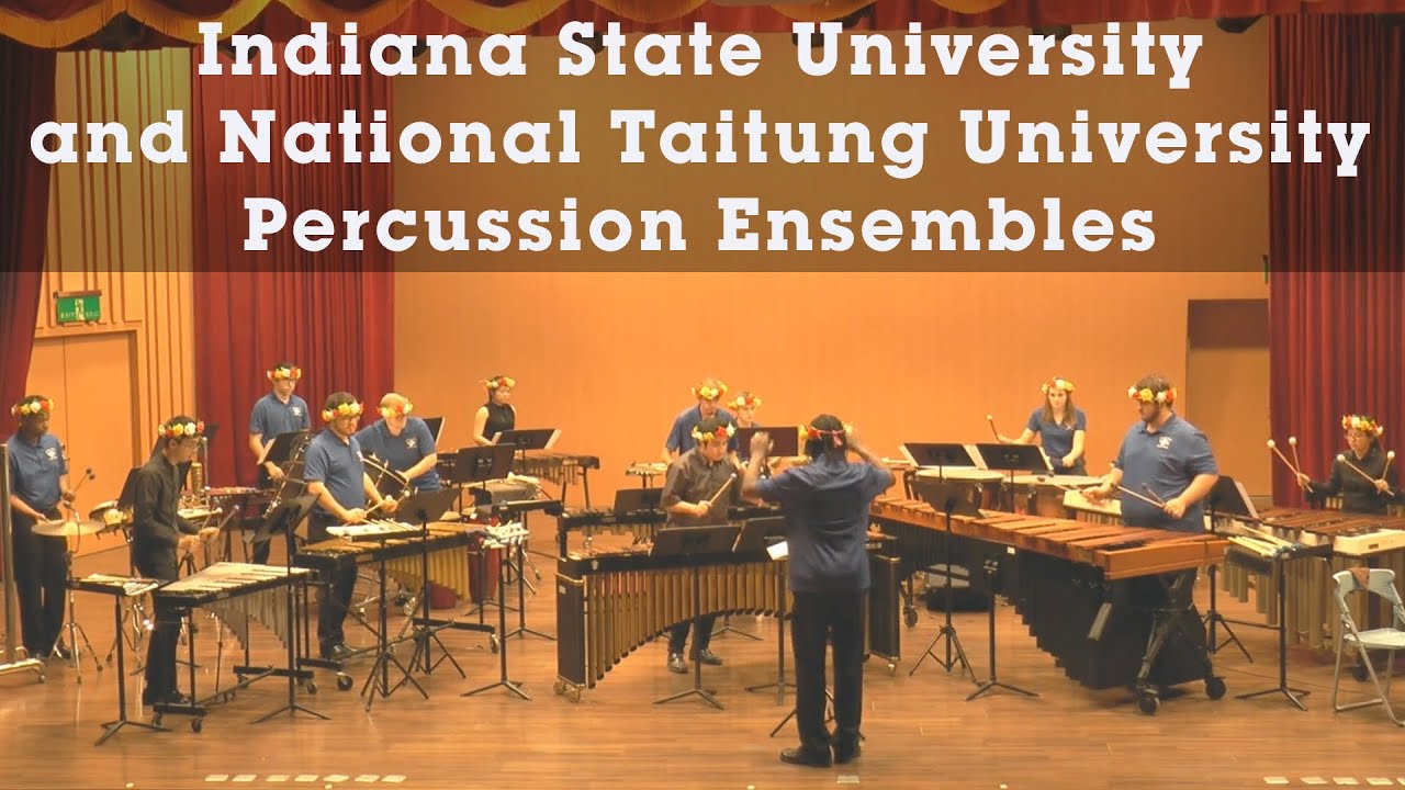 Beautiful Island performed by the Percussion Ensembles of ISU and National Taitung University.