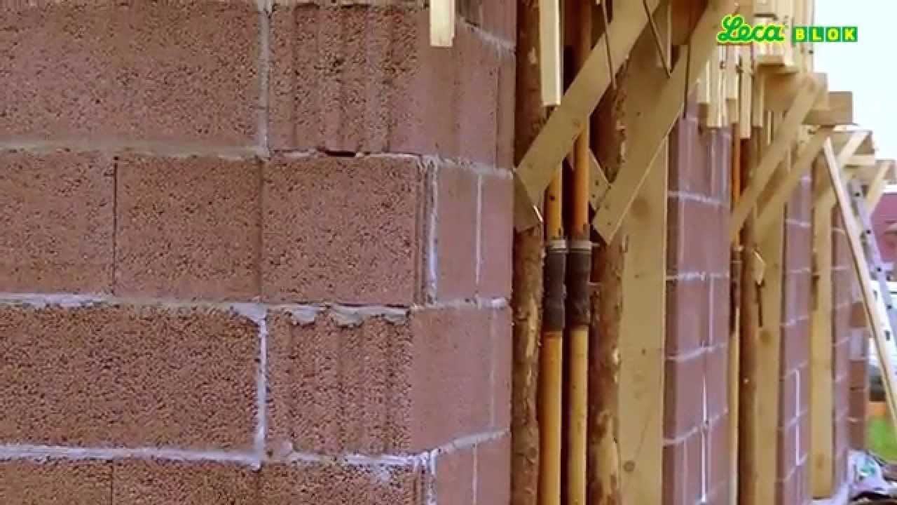 Bloczek keramzytobetonowy ściana LecaBLOK