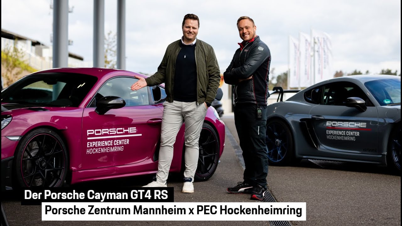 718 Cayman GT4 RS -  Fahrzeugvorstellung im Porsche Experience Center Hockenheimring
