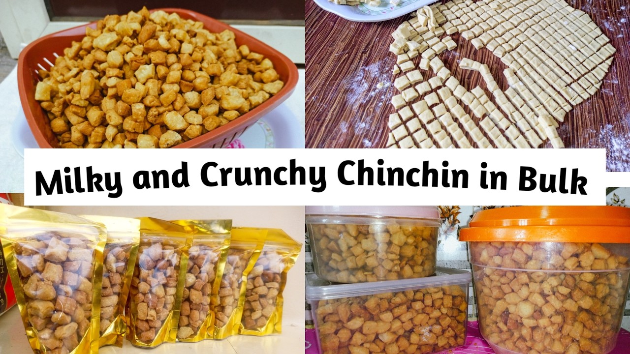 Make Milky and Crunchy Chinchin in Bulk | For Business or Parties | Detailed Recipe | For Beginners