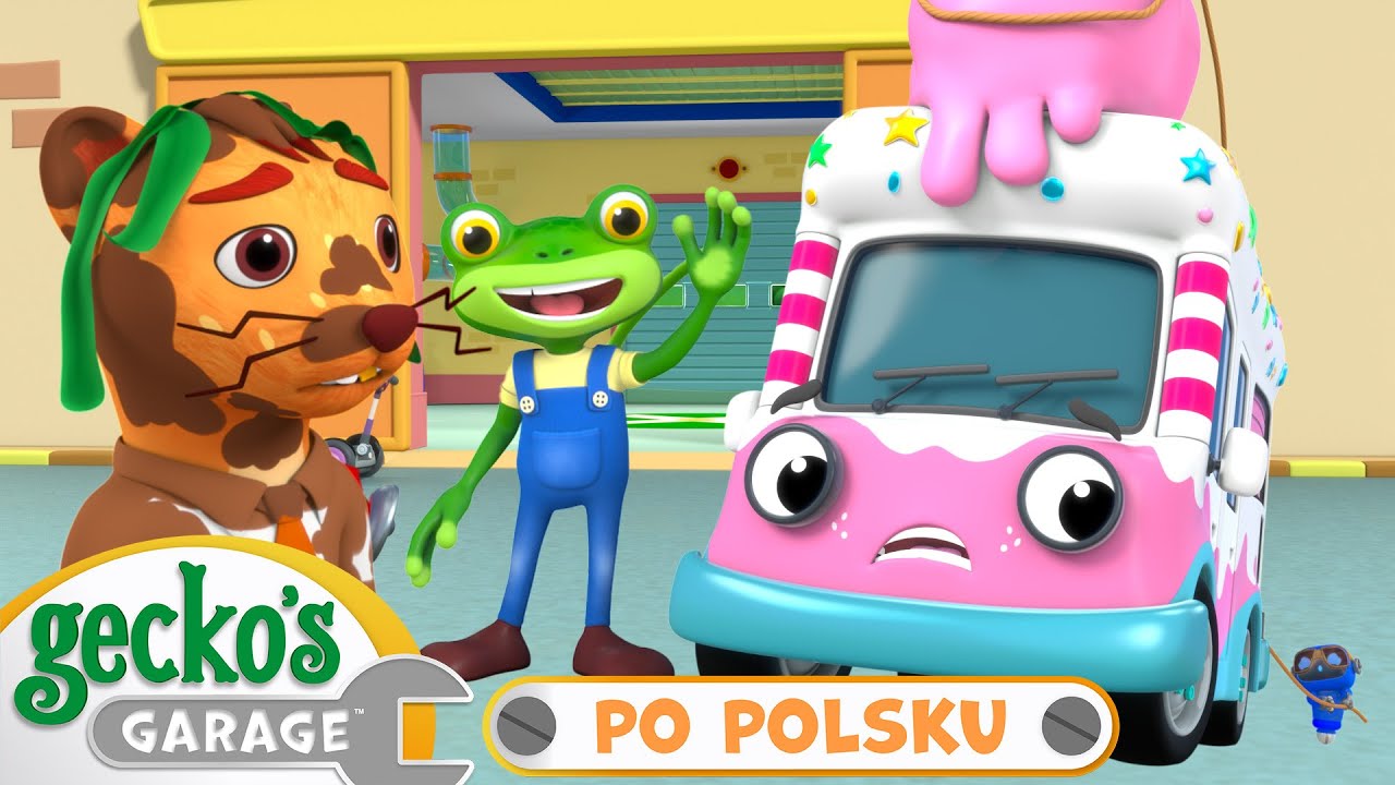 Odrzutowa Lodomobilka | Warsztat Gekona | Bajka dla dzieci po polsku | @GeckosGaragePoPolsku